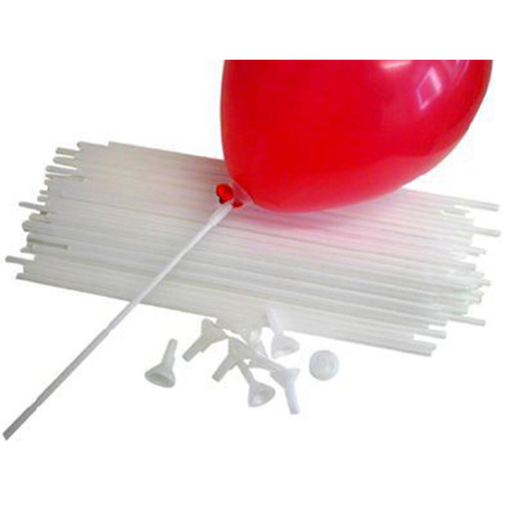 Balloon Stick w/ Holder PKG 250 Salon Innovations